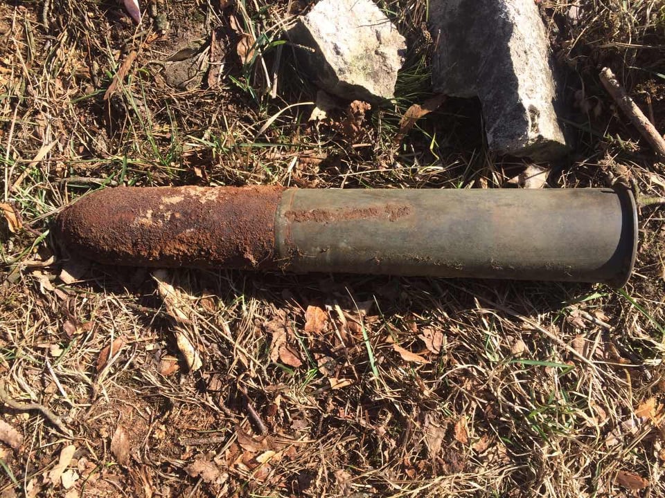 Волиняни знайшли 11 снарядів часів Другої світової війни. ФОТО