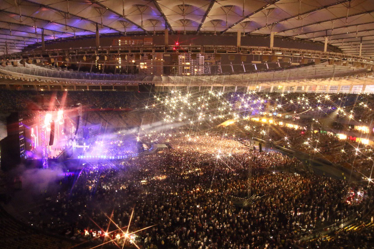 Монатик влаштував грандіозний концерт на НСК «Олімпійський». ФОТО