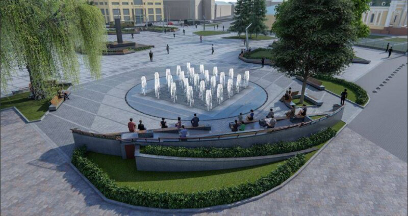 На фонтан у центрі Луцька витратять 13 500 000 гривень