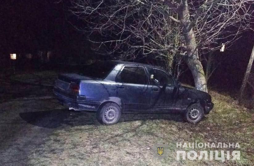 Під Луцьком п’яний водій збив жінку і влетів у дерево
