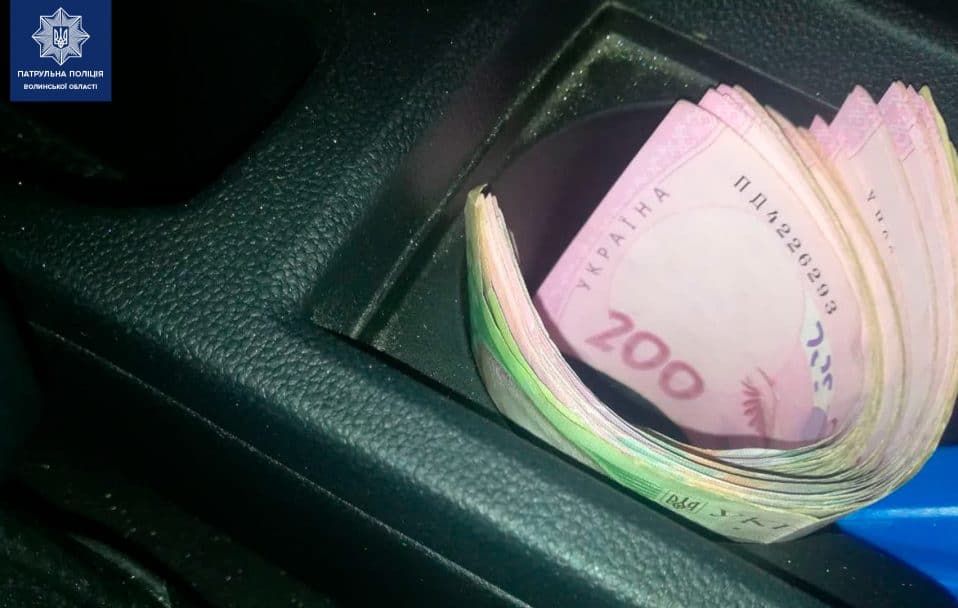 У Луцьку п’яний водій хотів відкупитися від патрульних за 9 000 гривень